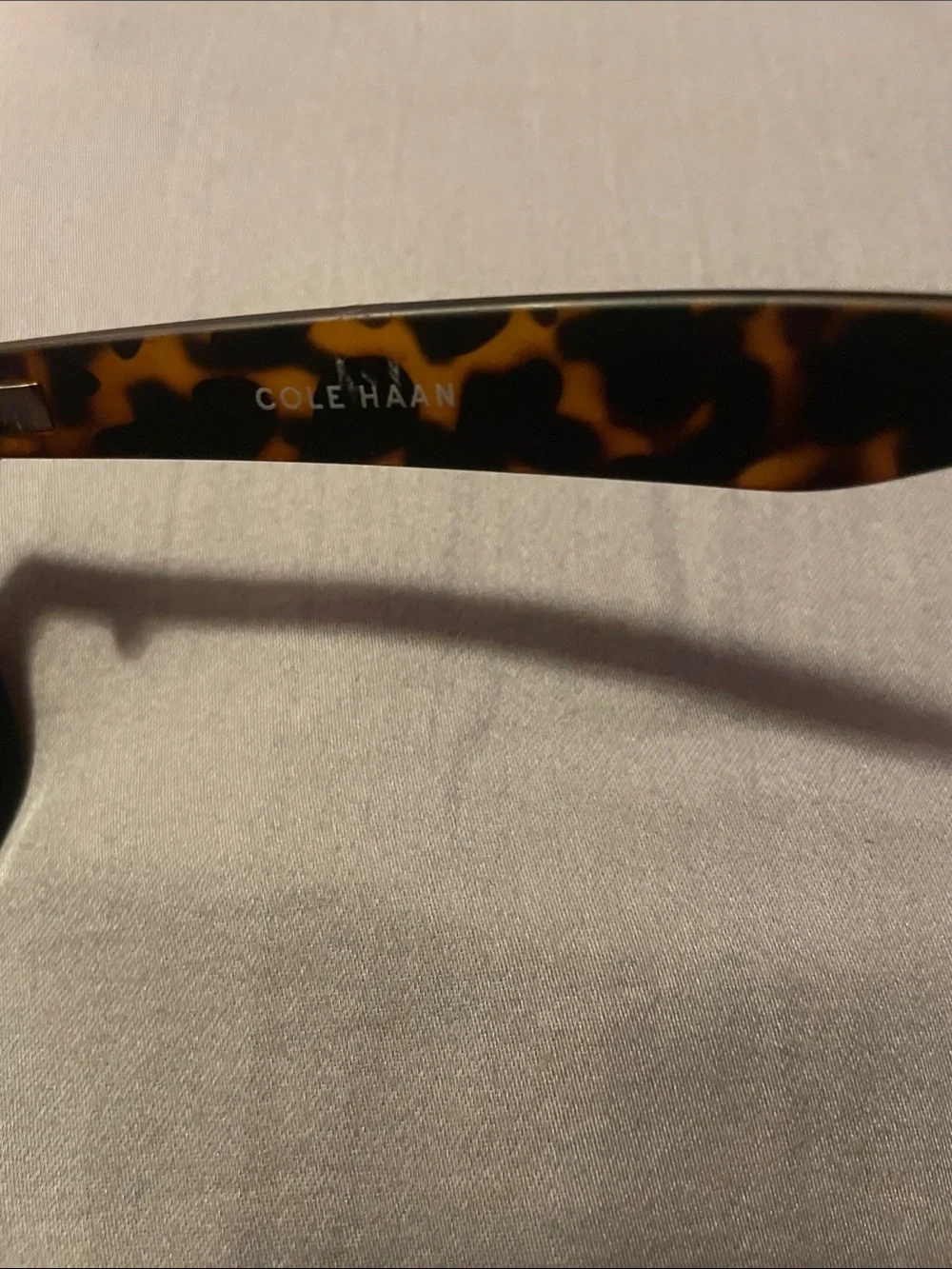 Cole Haan Tortoise Frame Sunglasses with Brown Lenses